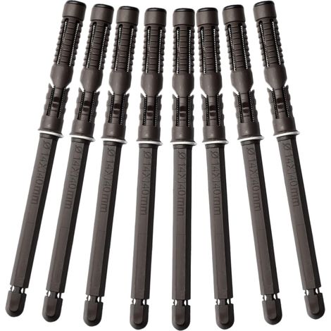 Soportes de estante flotante ocultos de 8 piezas, soporte de estante de soporte de pared invisible, soporte resistente para estantes de pared de tablero flotante de bricolaje (14x140 mm) (1/5)