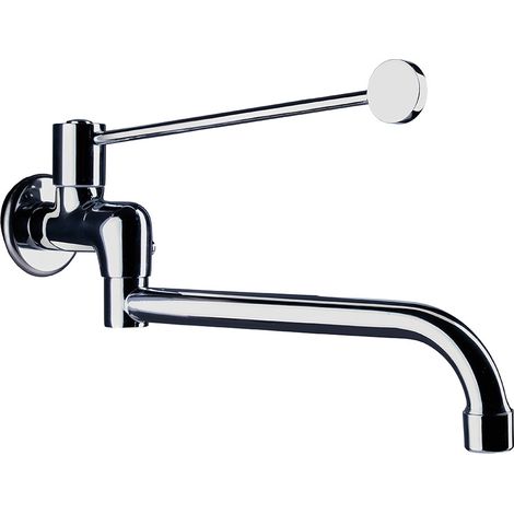 Kibath Grifo Medical maneta larga monomando MEDICAL acabado CROMO brillo fabricado en latón (1/3)