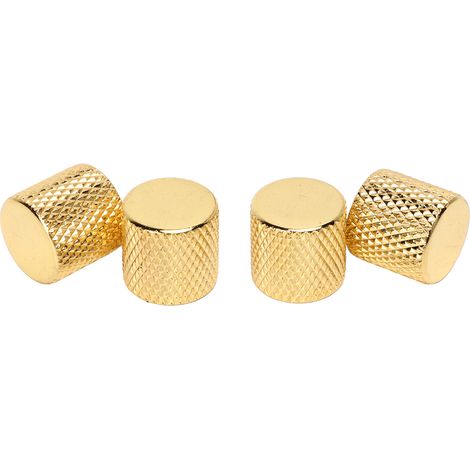 Potentiomètres de Guitare Électrique 4 Boutons, Compatibles avec Plusieurs Modèles, Finition Dorée Durable (1/5)