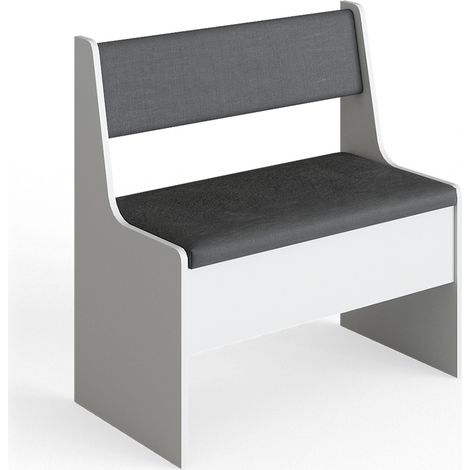 Panca ad angolo Roman, Bianco, 76.6 x 41.5 cm, Vicco