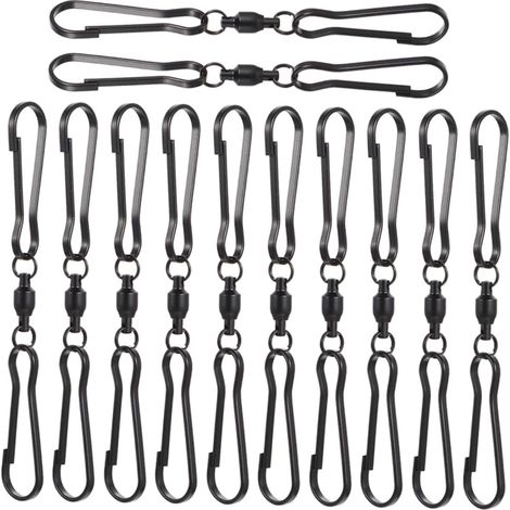 Swivel Hanging Hooks for Wind Chime, 12 Pieces (1/5)