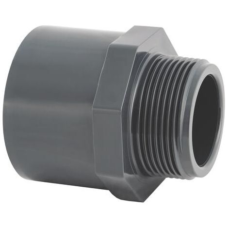 Embout fileté, mâle PVC pression M3/4'' - F25/M32