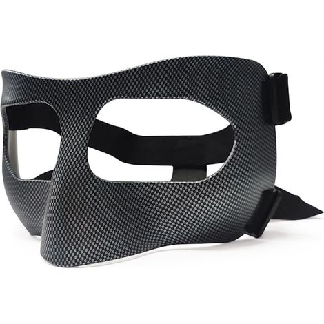 Protection pour Nez cassé, écran Facial réglable avec Coussinets, Masque Facial d'entraînement Sportif, Protection du Nez pour Adultes, Adolescents, Basket-Ball, Football, Baseball (1/5)