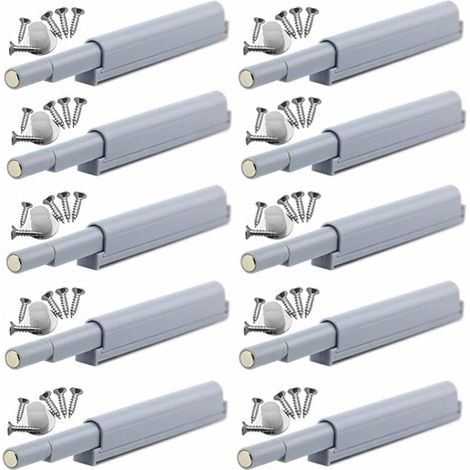 Fermeture Magnetique - Pression Simple - Pour Armoires Bibliothèques Meubles Cuisine - 10 Pièces (1/5)