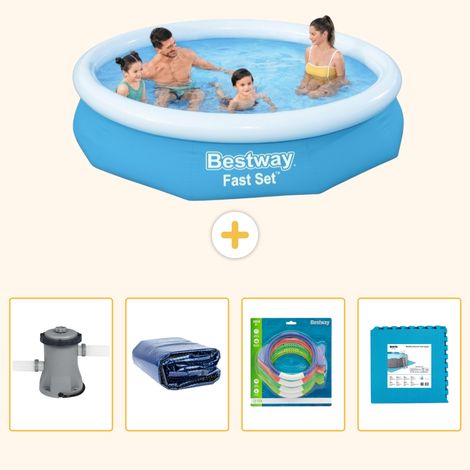 Bestway Bestway Fast Set Ronde - 305x66 cm - 5-pièces S229 (1/5)