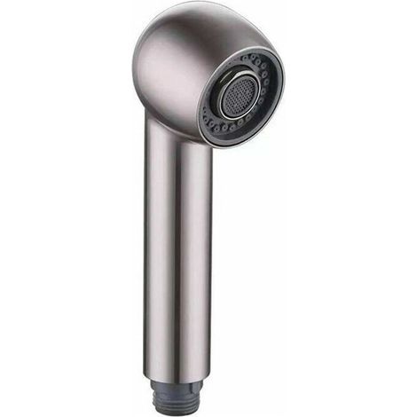 Douchette Robinet Cuisine 2 Jets Tête de Douche Remplacement Douchette pour Mitigeur Cuisine, Couleurs brossées (1/4)