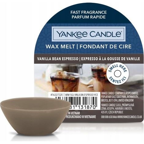 Yankee Candle Vanille-Espresso-Duftwachs 22 g (1/2)