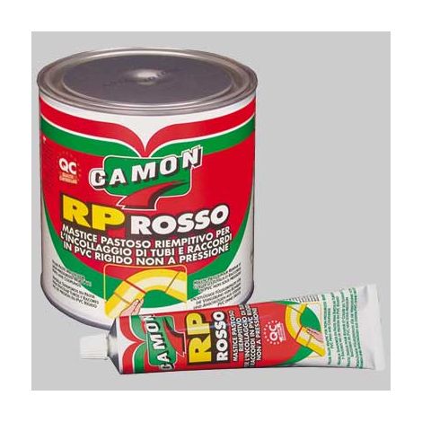 ADESIVO PASTOSO RIEMPITIVO  Tubetto gr 125 rosso     CAMON