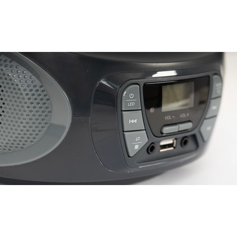 Radio CD Fonestar BOOM-ONE-G/ 13W/ Gris
