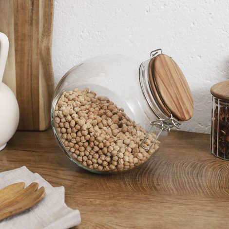 Bocal de Conservation - COOK CONCEPT - Transparent - Acacia (1/5)