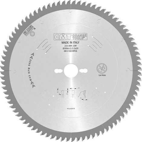 223.072.10M LAMA X ABRASIVI E COMPOSITI HW 250x3.2/2.5x30 Z72 MTCG (1/4)
