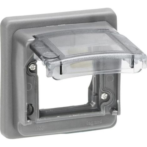 Socle adaptateur Hypra IP55 pour mécanisme Mosaic 2 modules - LEGRAND