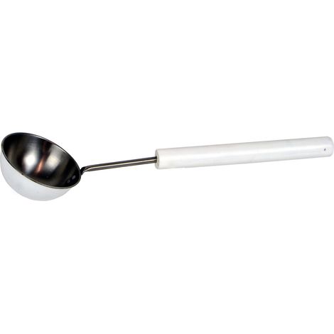 Nikkarien Sauna Aufgusskelle Edelstahl 45 cm weiß 10754