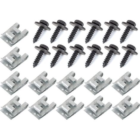 Juego de 24 clips para fijar la tapa del motor del Opel Astra II G 98-09. KPL