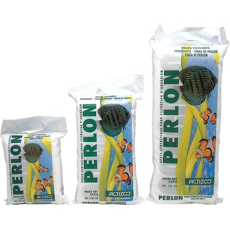 Ouate synthétique PERLON pour filtration d'aquarium 500 g - zolux (1/3)