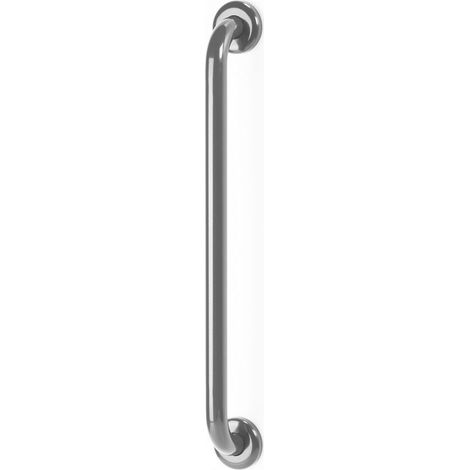 AKW Epoxy Coated Stainless Steel Grab Rail 600mm Length - Mid Grey (1/2)
