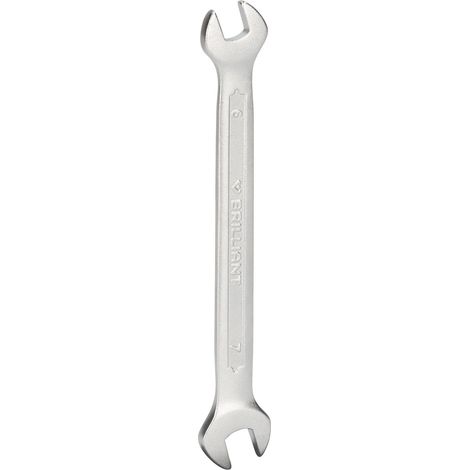 BRILLIANT TOOLS llave de boca doble 6 x 7 mm - BT010900 (1/4)
