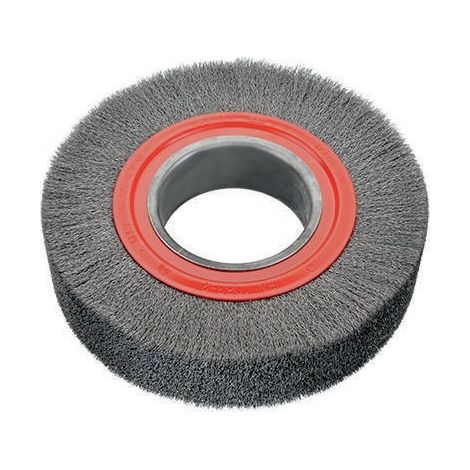 OSBORN Rundbürste Ø 250 mm Bohrung Ø100 mmDrahtstärke 0,3 mm Edelstahldraht ohne Achsscheiben 3600 min-¹ (1/4)