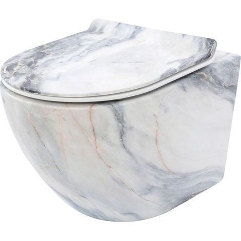 Toilet bowl REA Carlos Slim Granit Matt (1/5)