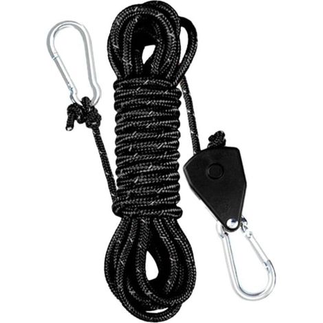 4m Fil Linge Retractable Portable, Corde à Linge Rétractable pour Intérieur Extérieur Camping Voyage,Corde a linge antidérapante,Corde à linge de voyage portable,Accessoires de camping (1/4)