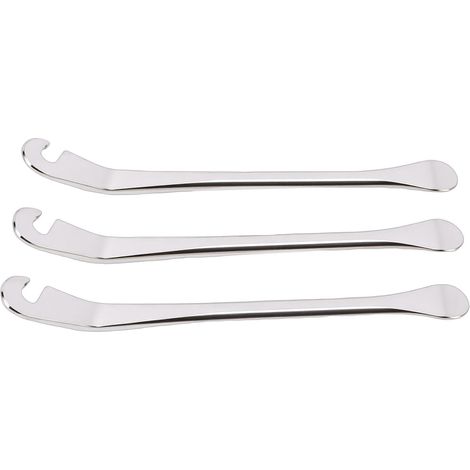 Jeu barres levier pneu, ergonomique, changeur pneu métal motos voitures camions (1/5)