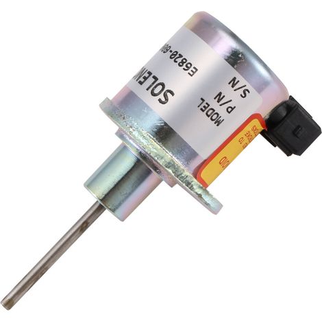 Électrovanne d'arrêt pour tracteur 7002157 6697653, compatible avec les petits tracteurs CT122, CT230, CT235 et CT440. (1/2)