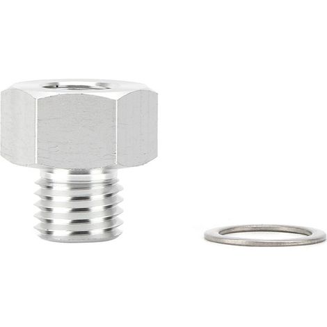 Sensore di pressione dell'olio, adattatore per sensore pressostato dell'olio da M12x1,5 mm a filettatura 1/8 NPT per motore LS-Crezuo