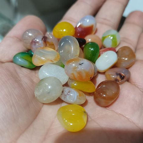 Cristal Agate Pierre Précieuse Brute Bijoux Quartz Poli Labradorite Artisanat Réservoir De Poissons Décoration Pierre Peut être Utilisé for La Collections de la Maison (Size : 100g) (1/5)