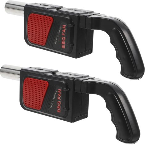 Ventilateur électrique portable pour churrasqueira, pour un allumage et une combustion uniformes, 2 unités (1/5)
