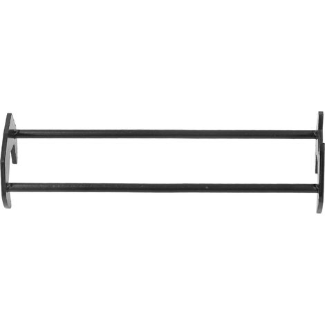Clé multifonctionnelle noire pour robinet, en acier au carbone robuste, pour salle de bain et maison (grand format). (1/5)