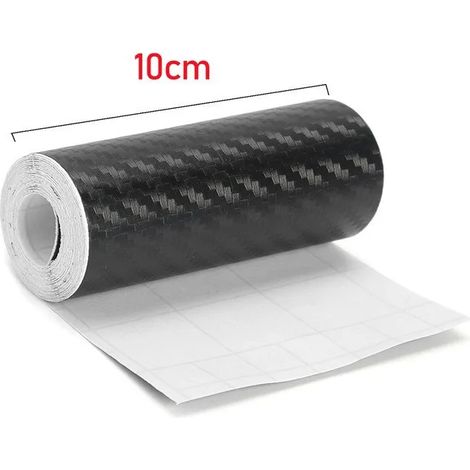 (3 m,largeur 10 cm) Bande adhésive de protection en fibre de carbone nano pour voiture,à coller soi-même,pour seuils de porte et rétroviseurs latéraux Film de protection anti-rayures et imperméable (1/3)