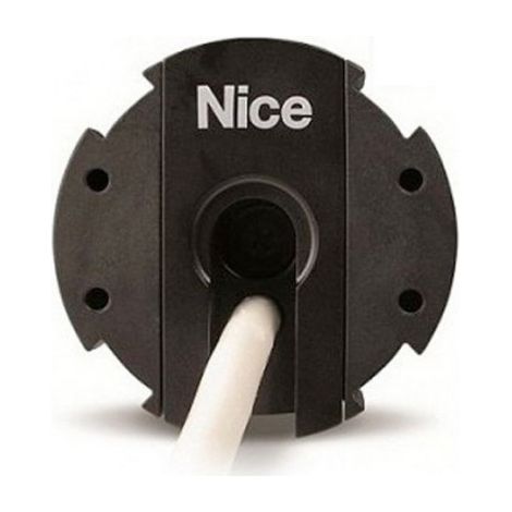 Nice – Moteur tubulaire filaire 45 mm – Couple 30 Nm – Vitesse 17 tr/min – Fins de course mécaniques – Alimentation 230V – Longueur 486 mm