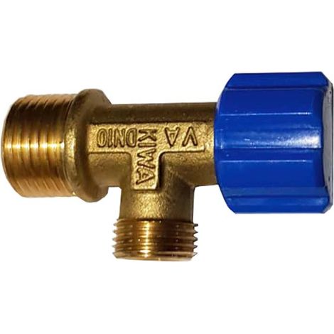 RUBINETTO D'ARRESTO TIPO GEBERIT 1/2" + 3/8"
