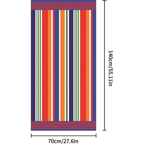 Strandtuch, ultrafeines, saugfähiges Strandtuch aus Fasern, bedrucktes Handtuch, Strandmatte