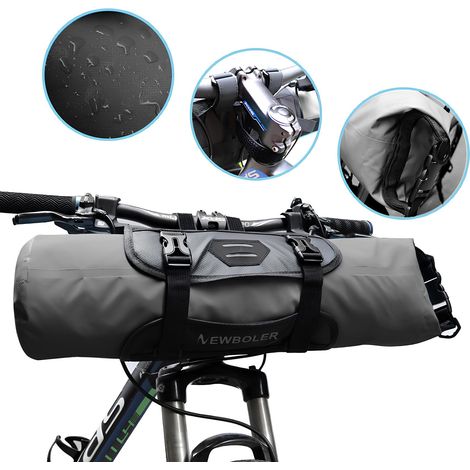 Bolsa impermeable para manillar NewBoler, accesorios para bicicleta (1/5)