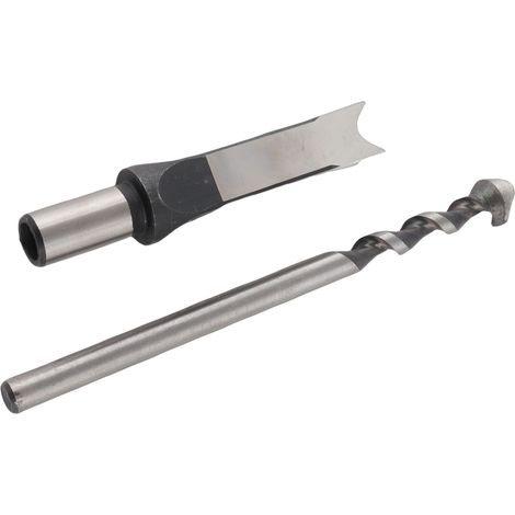 Broca de acero de alta velocidad para agujeros cuadrados, afilada, resistente al desgaste y duradera, para trabajos de carpintería. (1/5)
