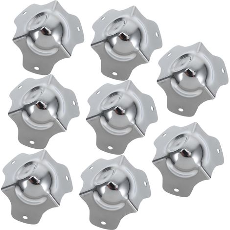 Lot de 8 protections d'angle métalliques sphériques pour meubles (1/5)
