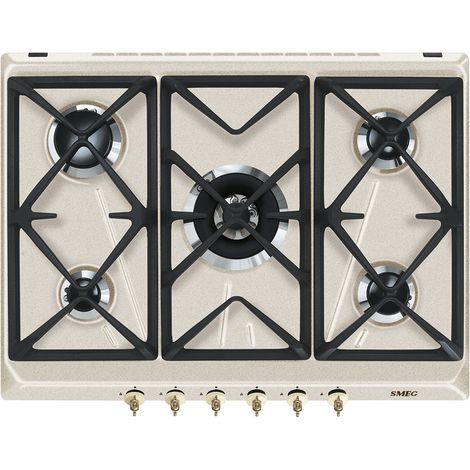 Smeg SRV876AVOGH2 Piano Cottura Avena Incorporato Gas 5 Fornelli (1/5)