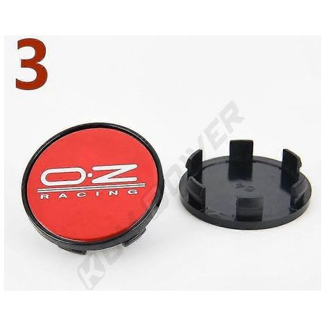 4 enjoliveurs de roue Oz, diamètre extérieur 54 mm / diamètre intérieur 49 mm, cache-moyeu central, 3 (1/4)