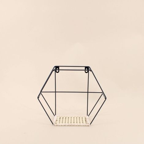 Etagère hexagonale 24x29cm