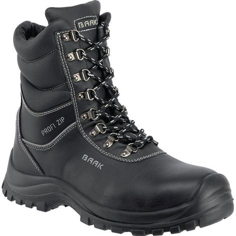 Botte de sécurité hiver Magnus-Profi taille 46 W. 11 noir S3 SRC CI EN ISO 20345 cuir de vachette lisse (1/4)