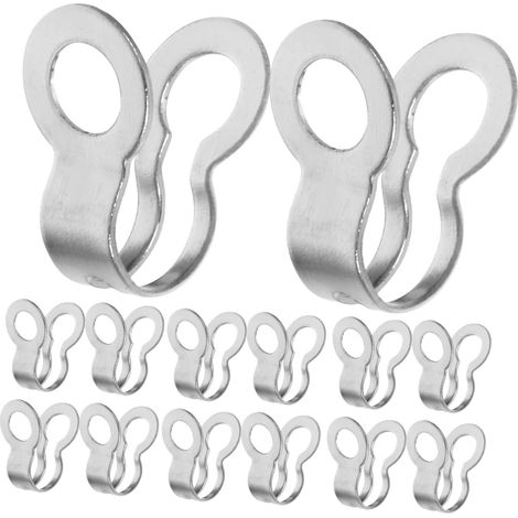 Paquete de 100 conectores de cadena de bolas de doble anillo de acero inoxidable para tirar de ventiladores de techo y lámparas - Duraderos y estéticamente agradables