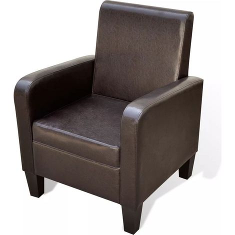 Fauteuil Marron Similicuir 3 (1/5)