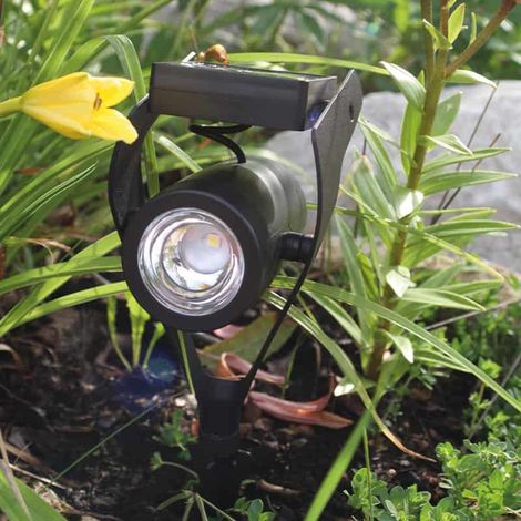 Projecteur spot solaire Power Spot Medium Noir 30 lumens (1/5)
