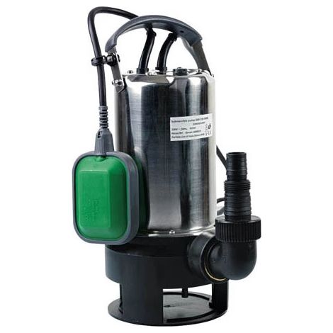 POMPA SOMMERSA IMMERSIONE PRO INOX ACQUE SCURE DI SCARICO 900W RIBIMEX