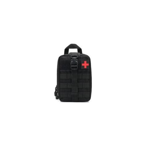 Trousse de secours médicale tactique imperméable – Sac de poche IFAK 25x15x11cm – Sangles durables et poches élastiques (1/5)