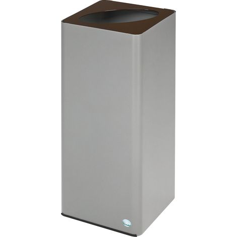 VAR, Collecteur de tri QUADRO, 70 l, en acier avec anneau de (1/2)