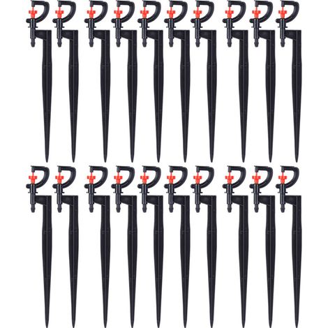 Lot de 20 buses d'arrosage rotatives à 360° de type G pour jardin et pelouse - Accessoires d'arrosage-AquaForge (1/5)