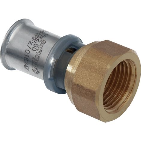 Raccord multicouche à sertir 25 femelle 26x34 G2F21041 - MULTITUBO SYSTEMS