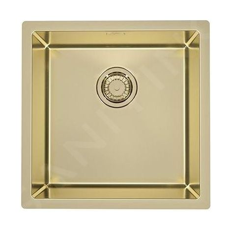 Alveus Quadrix Monarch - Évier 450x450 mm, gold 1103319 (1/2)